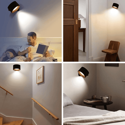 360° kabellose wiederaufladbare Wandleuchte | Vielseitige LED-Beleuchtungslösung