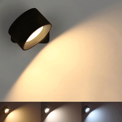 360° kabellose wiederaufladbare Wandleuchte | Vielseitige LED-Beleuchtungslösung