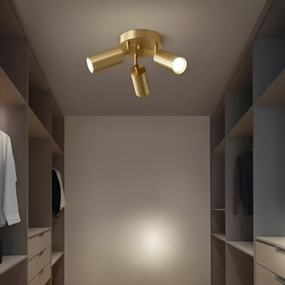 Messing LED-Deckenleuchte modernes Design