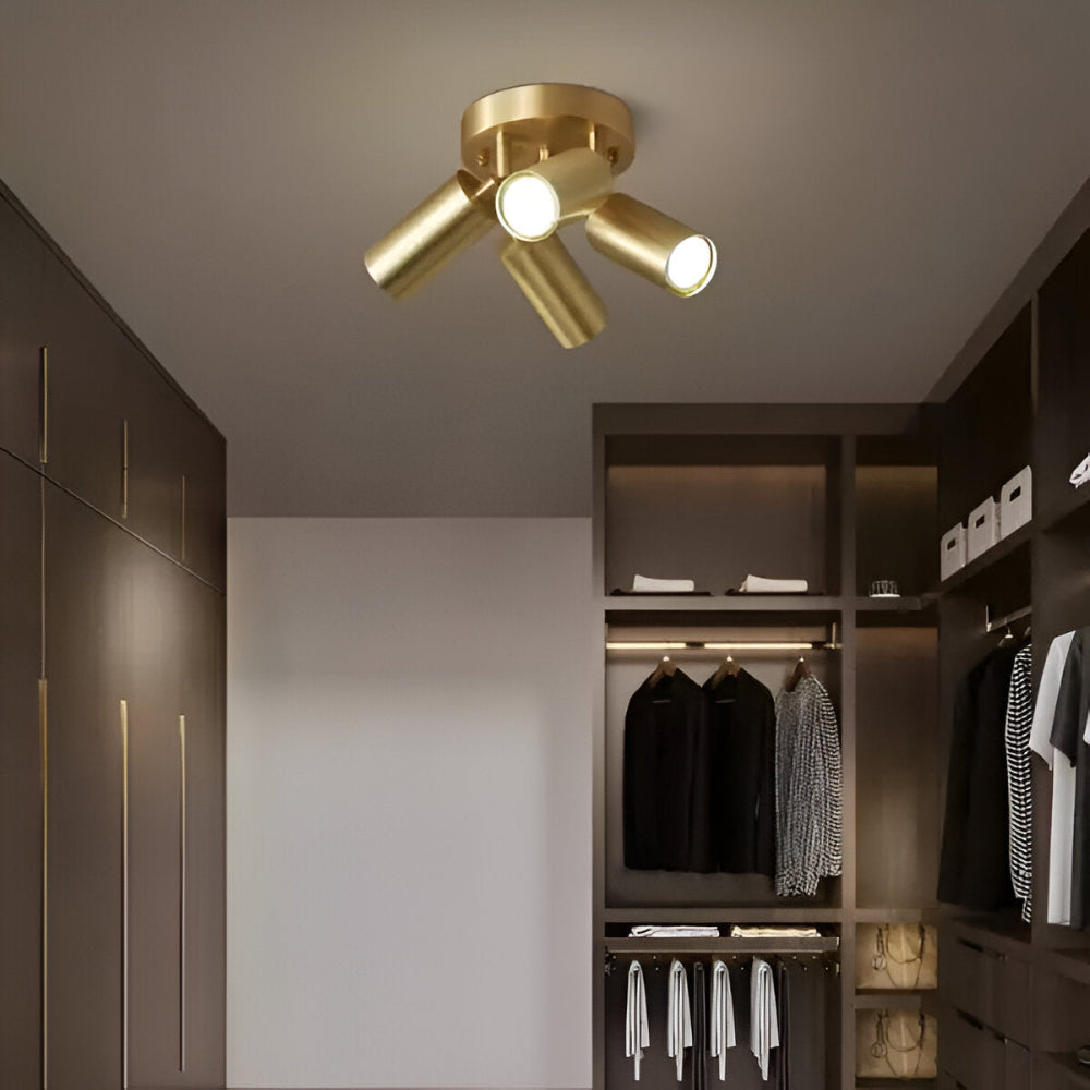 Messing LED-Deckenleuchte modernes Design