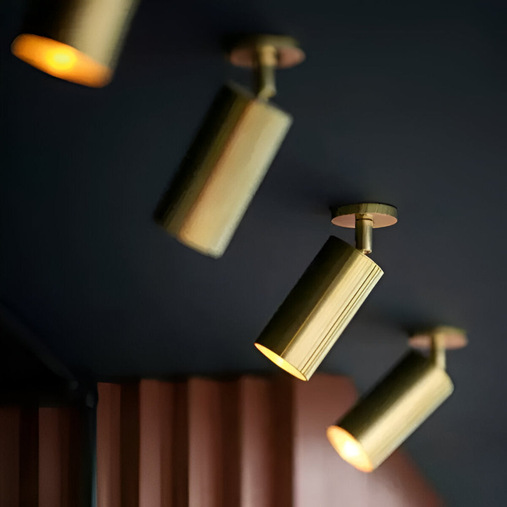 Messing LED-Deckenleuchte modernes Design