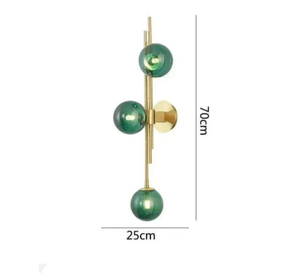 Moderne Glasball-Wandleuchten – Elegante LED-Wandleuchten für Schlafzimmer und Wohnzimmer