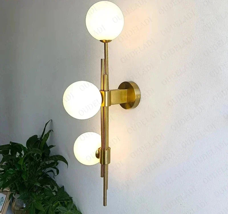 Moderne Glasball-Wandleuchten – Elegante LED-Wandleuchten für Schlafzimmer und Wohnzimmer