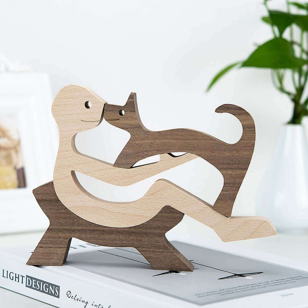 Dänische Holz Tierornamente