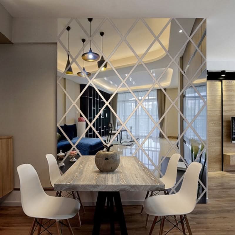 Heim Zeile | MirraShape - Eleganter 3D-Spiegel-Dreieck