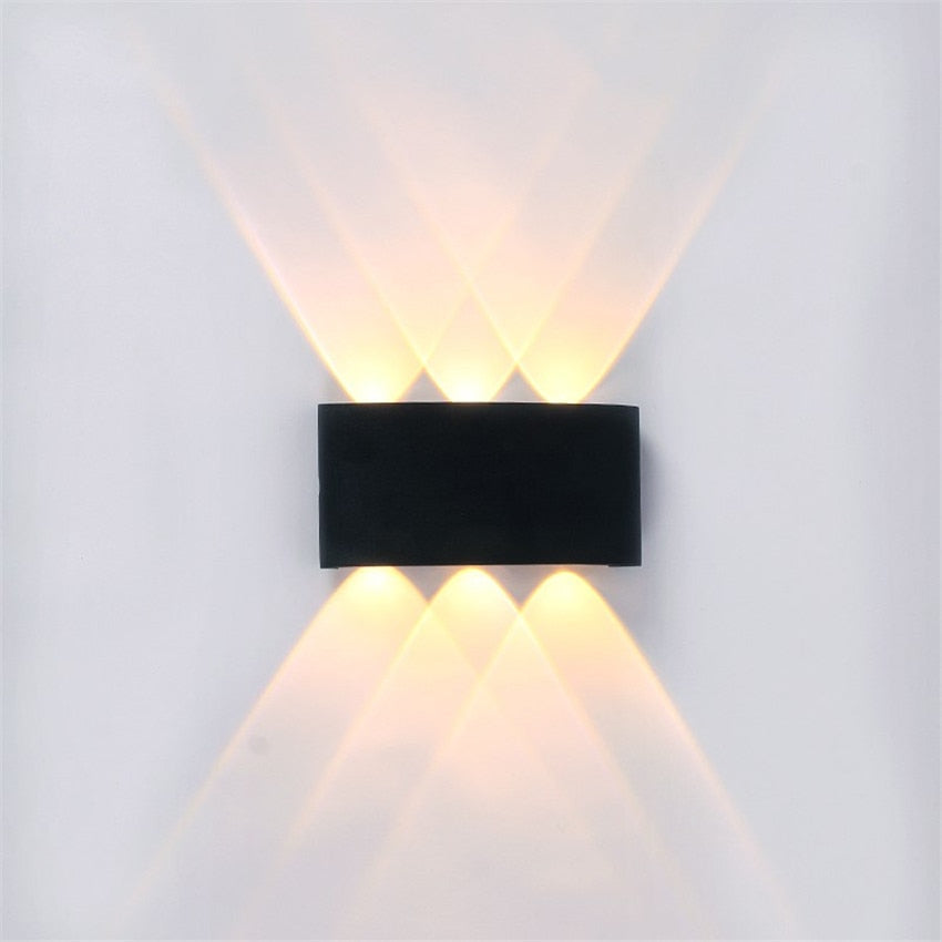 Moderne wasserdichte LED-Wandleuchte für drinnen und draußen | Stilvolle und energieeffiziente Beleuchtung