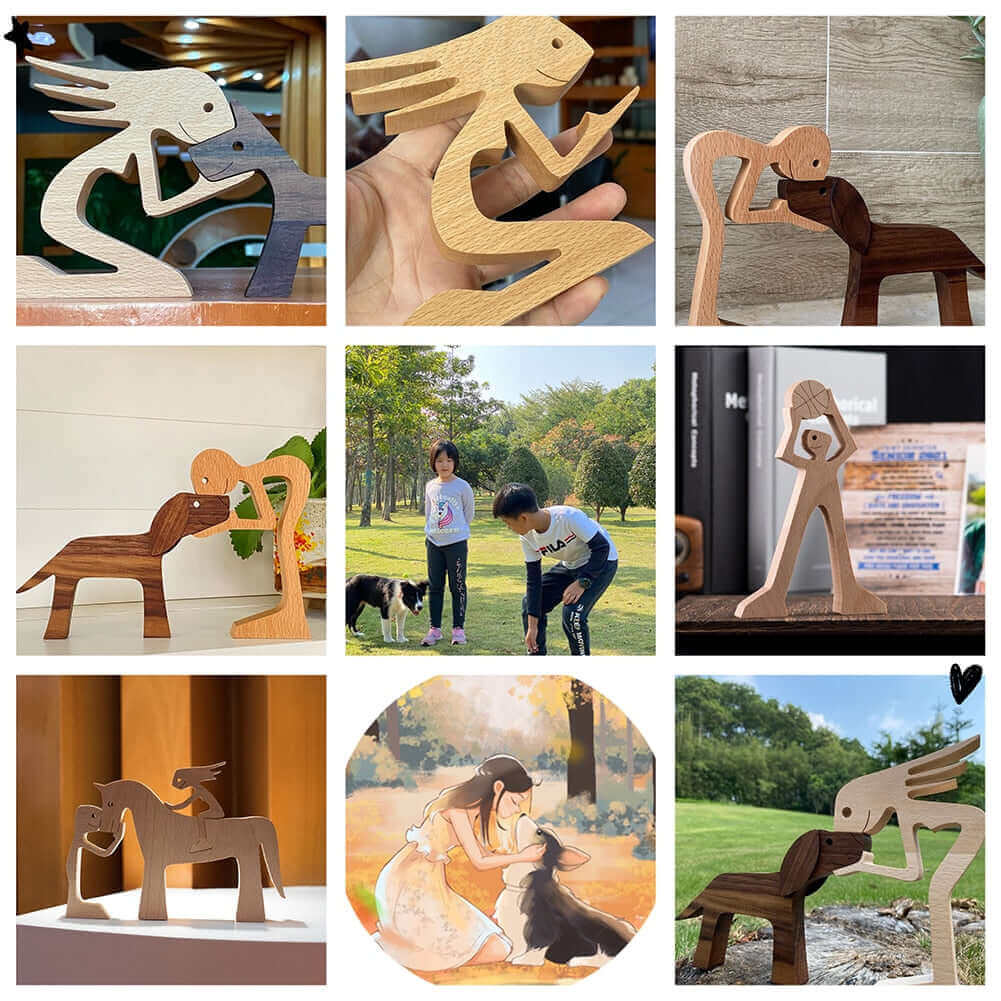 Dänische Holz Tierornamente
