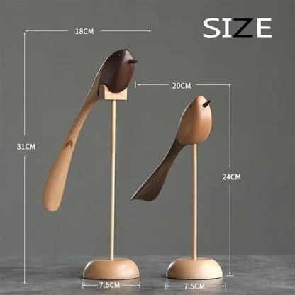 Danish wooden birds