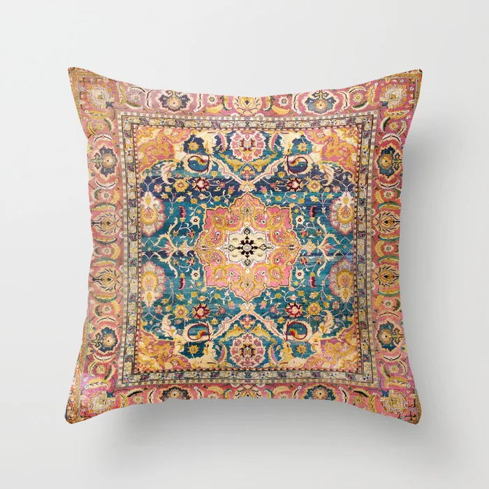 Nordischer Kissenbezug im marokkanischen Stil, indischer Boho-Luxus Wohnzimmer Schlafzimmer Kissenbezug, Lendenkissen, Wohnkultur
