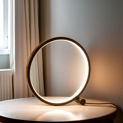 LED Minimalistische dimmbare runde Tischlampe - RumiLight