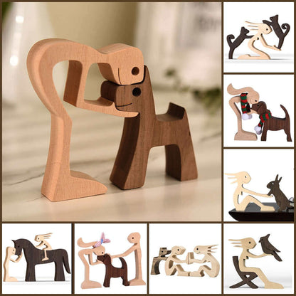 Dänische Holz Tierornamente
