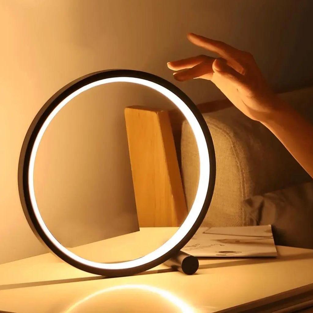 Dimmbare LED-Touch-Runde Tischlampe für kreative Räume