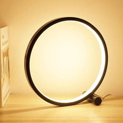 Dimmbare LED-Touch-Runde Tischlampe für kreative Räume