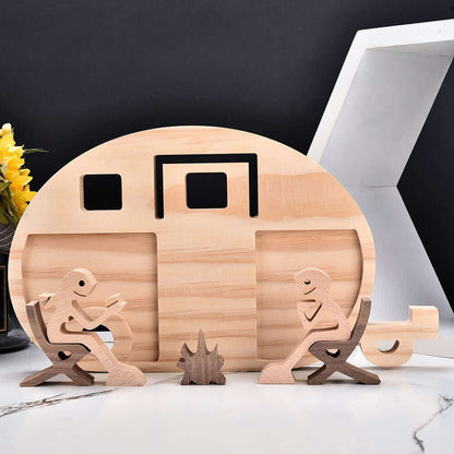 Dänische Holz Tierornamente