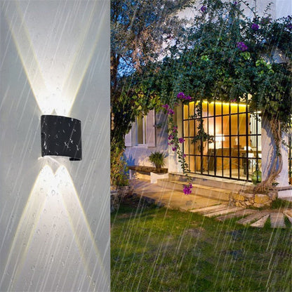 Moderne wasserdichte LED-Wandleuchte für drinnen und draußen | Stilvolle und energieeffiziente Beleuchtung