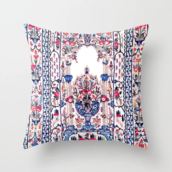 Nordischer Kissenbezug im marokkanischen Stil, indischer Boho-Luxus Wohnzimmer Schlafzimmer Kissenbezug, Lendenkissen, Wohnkultur