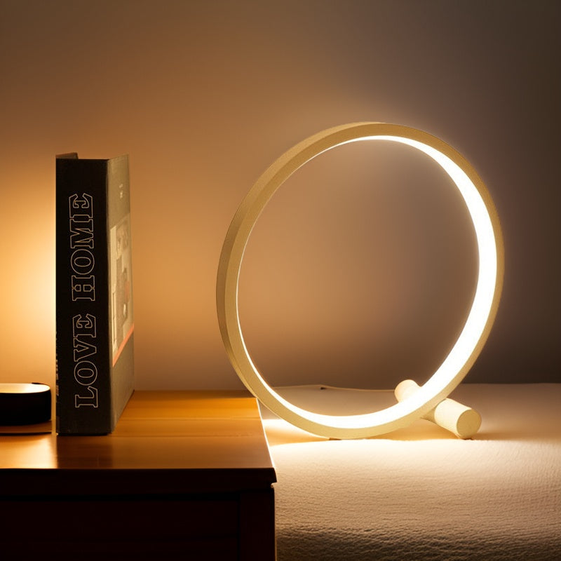 LED Minimalistische dimmbare runde Tischlampe - RumiLight