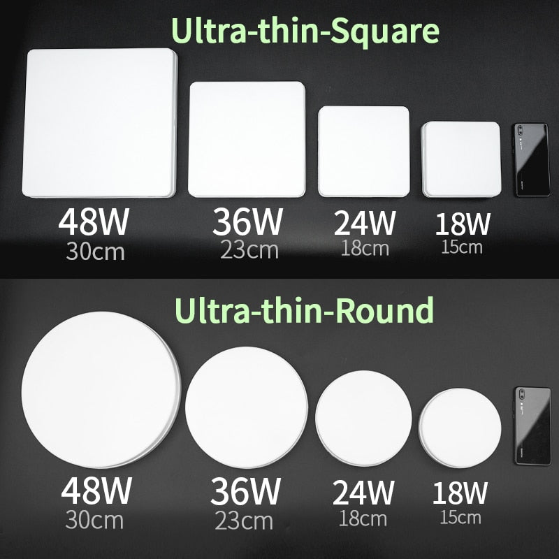 Natürliche Space Slim LED Deckenleuchte