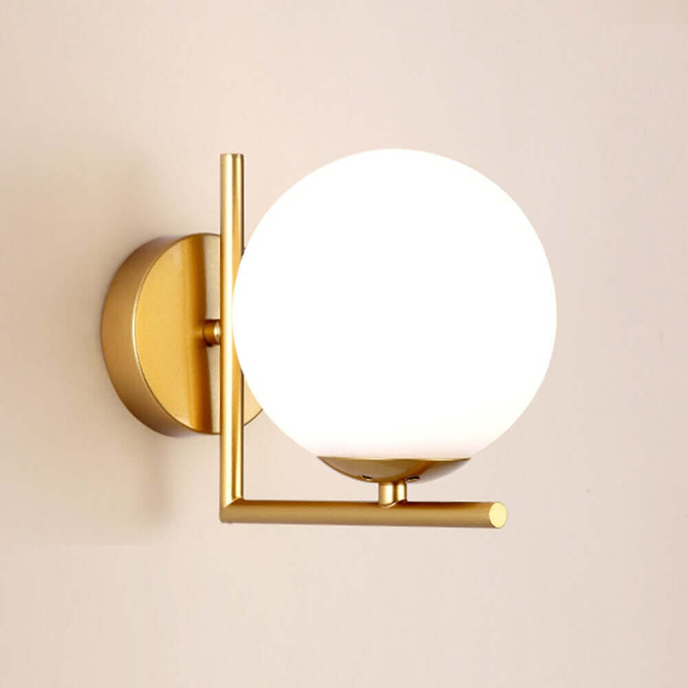 Goldene Wandleuchte