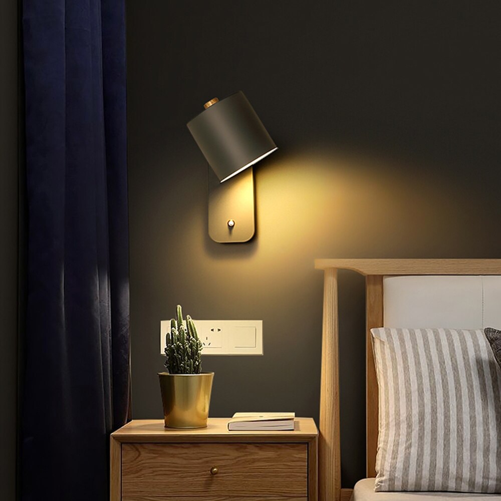 Moderne LED-Wandlampen mit Schalter Wohnkultur Beleuchtung