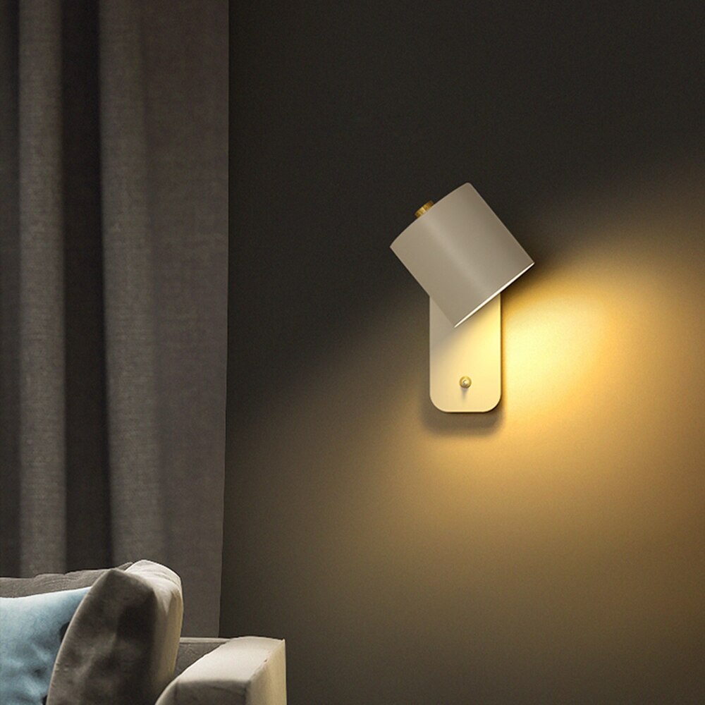 Moderne LED-Wandlampen mit Schalter Wohnkultur Beleuchtung