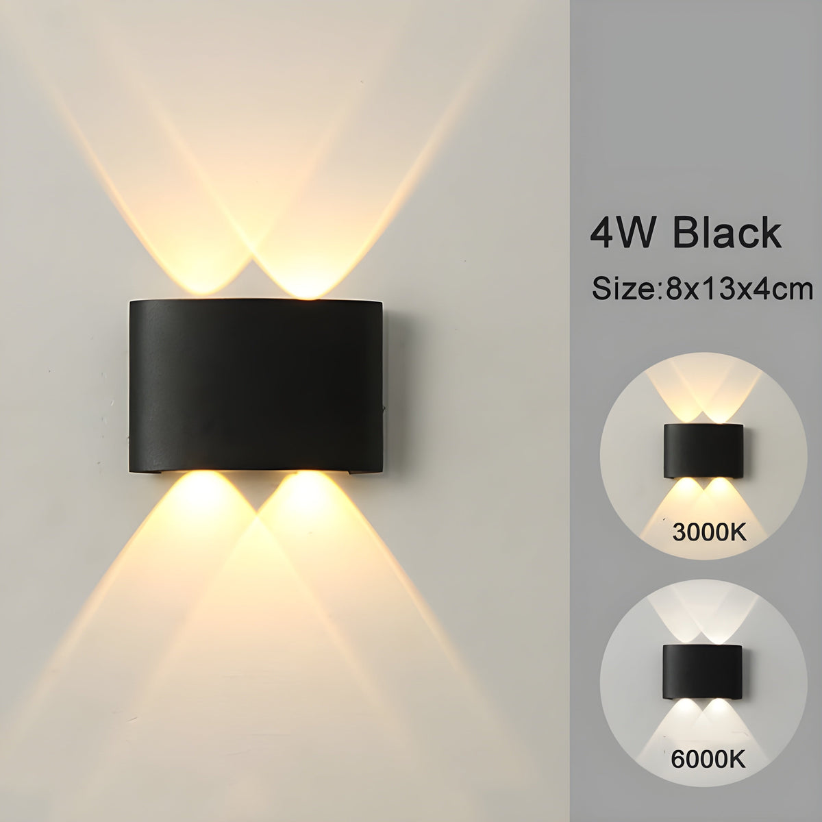 LED-Wandlampen für den Innen- und Außenbereich