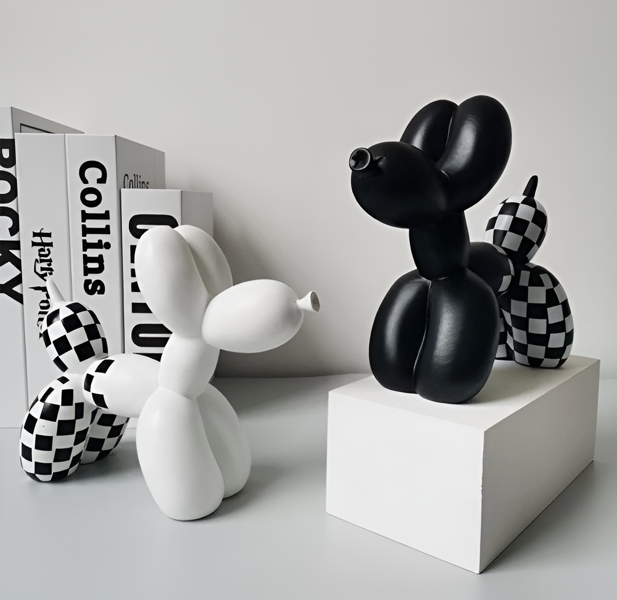 Balloon Pup Art - Kreatives Ballonhund-Design für die Wohnkultur