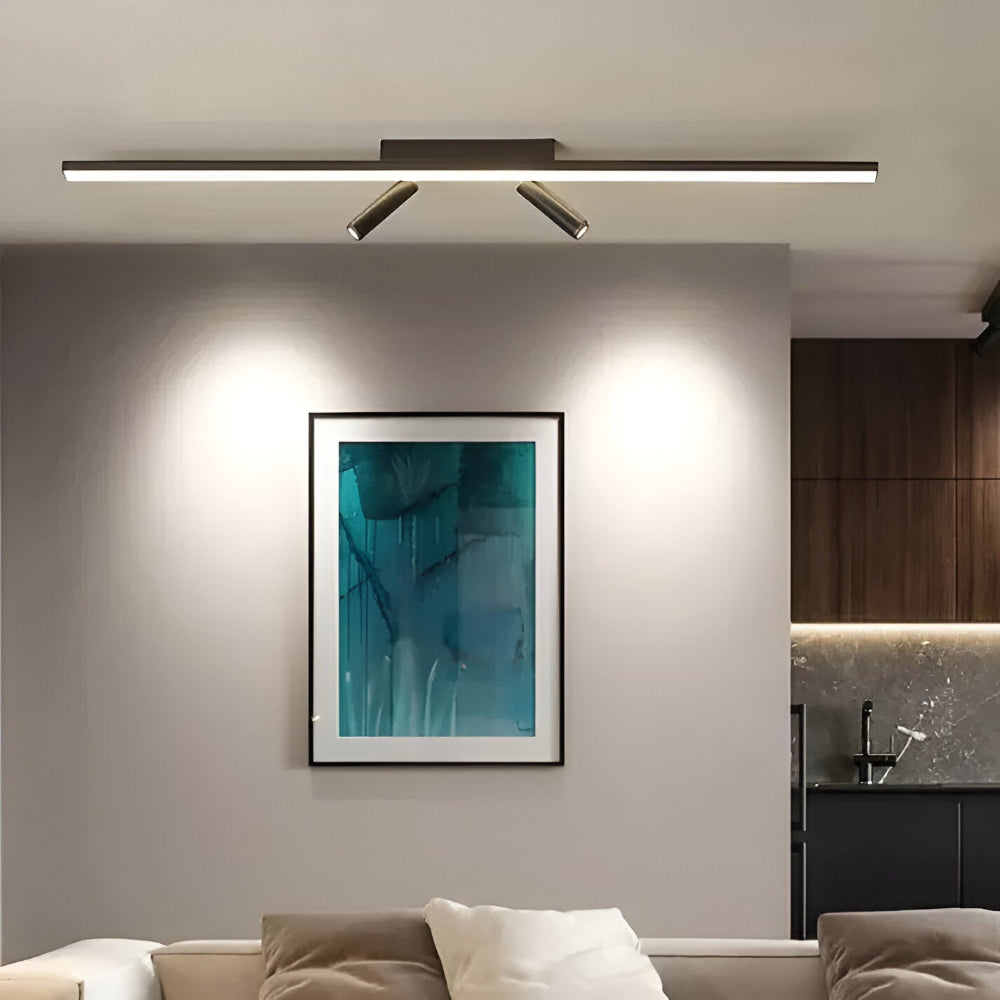Verstellbare LED-Schienenstrahler-Deckenleuchte