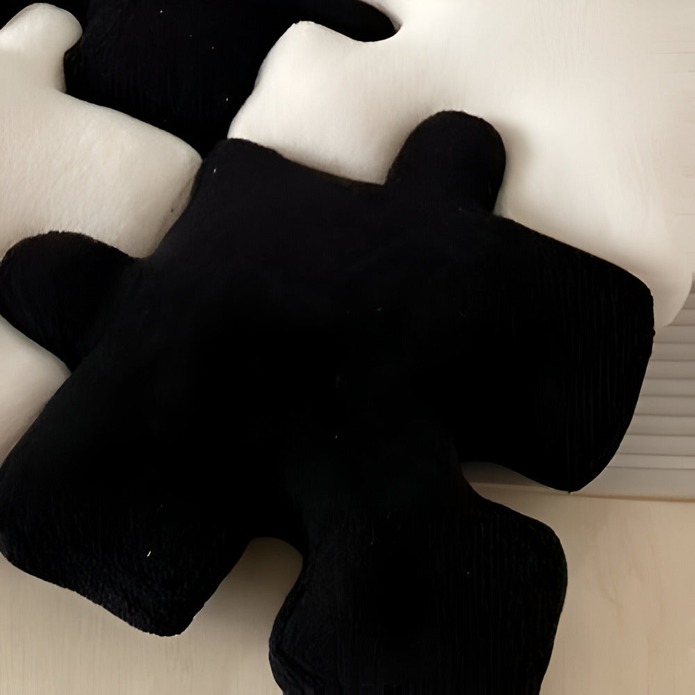 Buntes 3D Puzzle Kissen