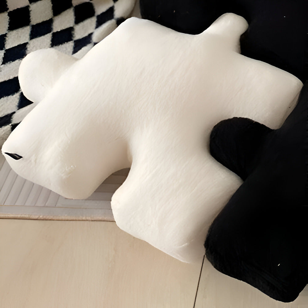Buntes 3D Puzzle Kissen