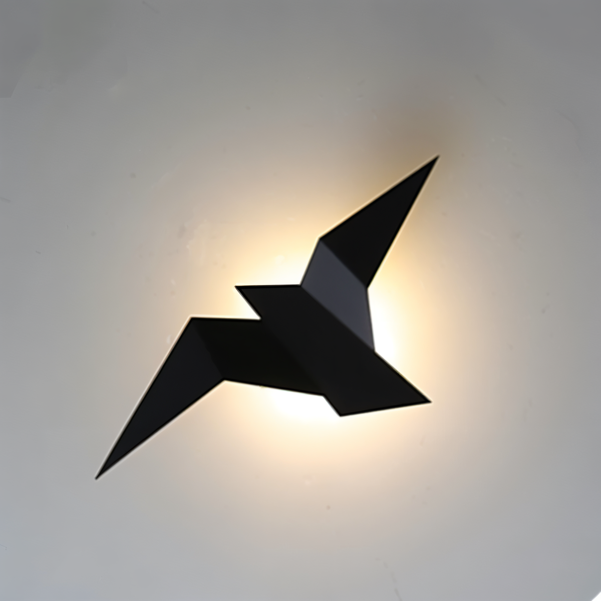 OriTori Wandlampe - Geometrische Origami-Vogel-Wandlampe - Japanisches Stil Wandlampe Design