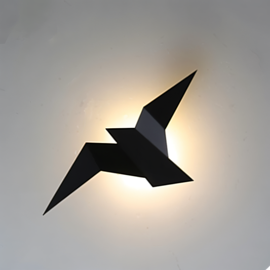 OriTori Wandlampe - Geometrische Origami-Vogel-Wandlampe - Japanisches Stil Wandlampe Design