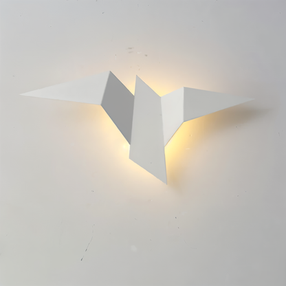 OriTori Wandlampe - Geometrische Origami-Vogel-Wandlampe - Japanisches Stil Wandlampe Design