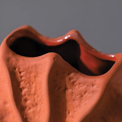 Faltendes Design geometrische Retro Vase