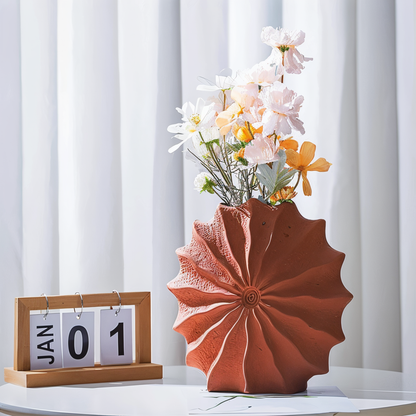Faltendes Design geometrische Retro Vase
