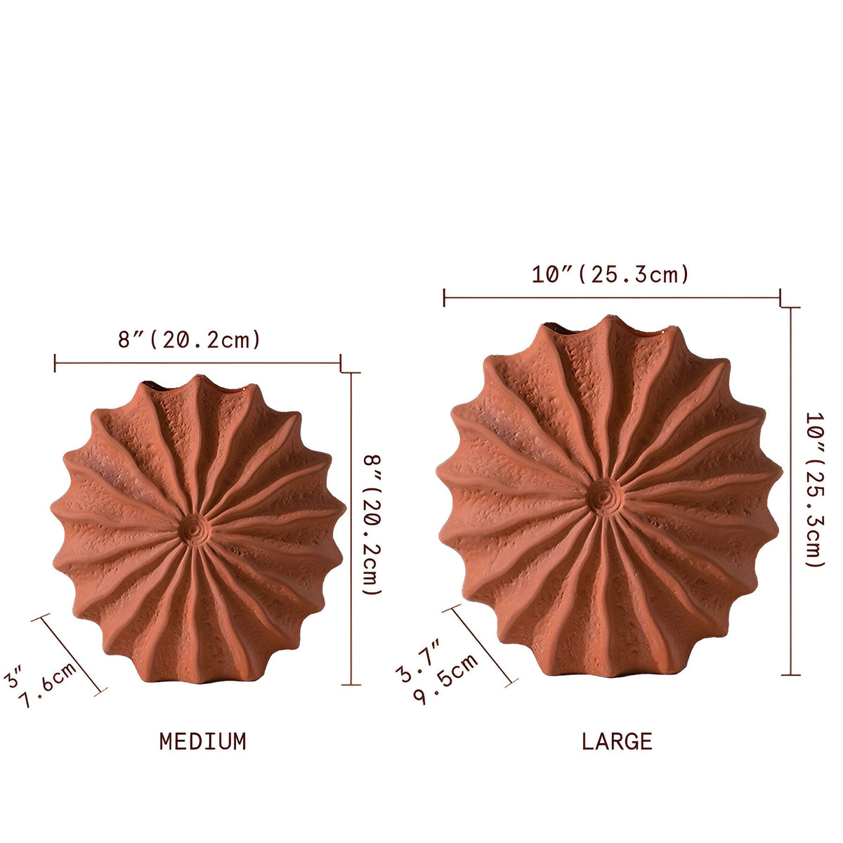 Faltendes Design geometrische Retro Vase