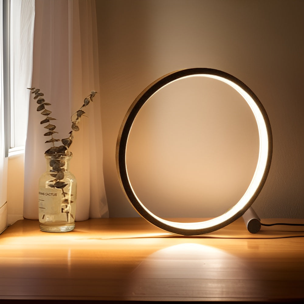 LED Minimalistische dimmbare runde Tischlampe - RumiLight