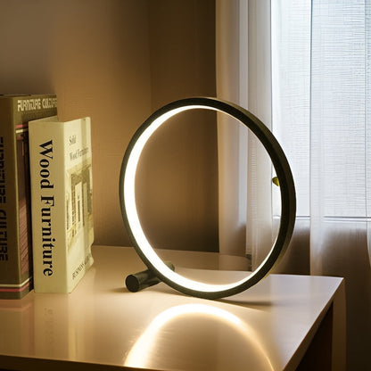 LED Minimalistische dimmbare runde Tischlampe - RumiLight