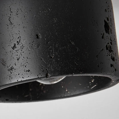 Moderne Stein Deckenleuchte – Rustikales Licht für Wohnzimmer und Flur