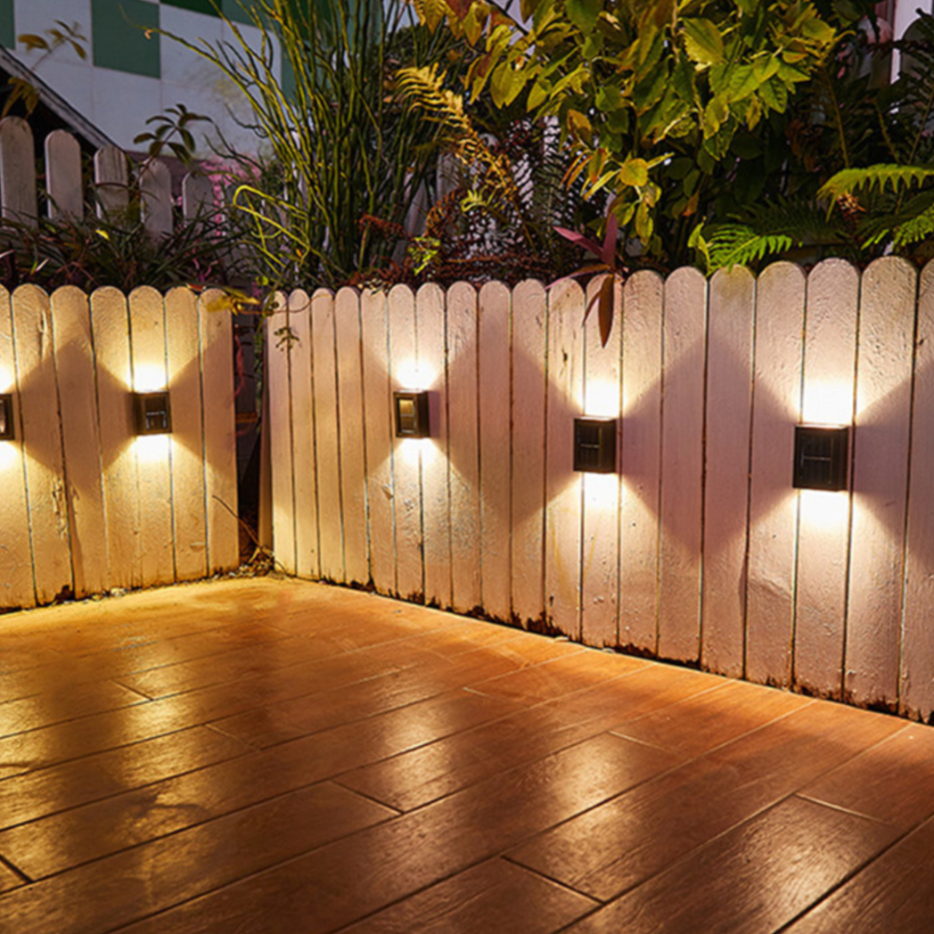 Drahtlose LED Solar Wandleuchten