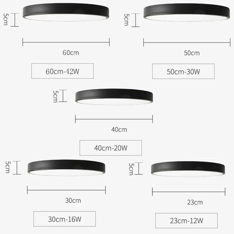 Mehrfarbige LED-Deckenleuchte – Modernes, farbenfrohes Licht für Wohnzimmer und Schlafzimmer
