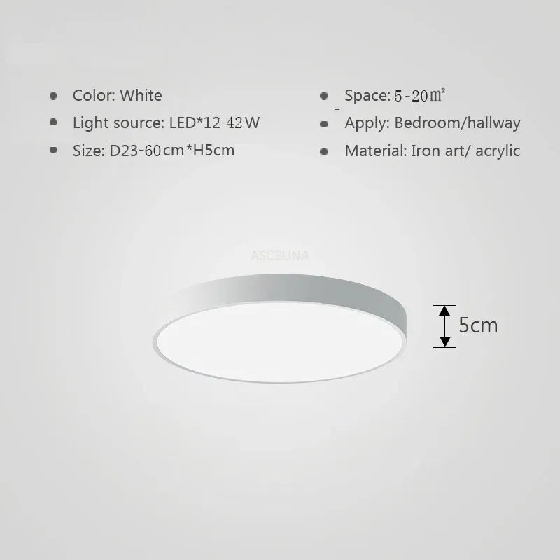 Mehrfarbige LED-Deckenleuchte – Modernes, farbenfrohes Licht für Wohnzimmer und Schlafzimmer