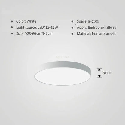 Mehrfarbige LED-Deckenleuchte – Modernes, farbenfrohes Licht für Wohnzimmer und Schlafzimmer