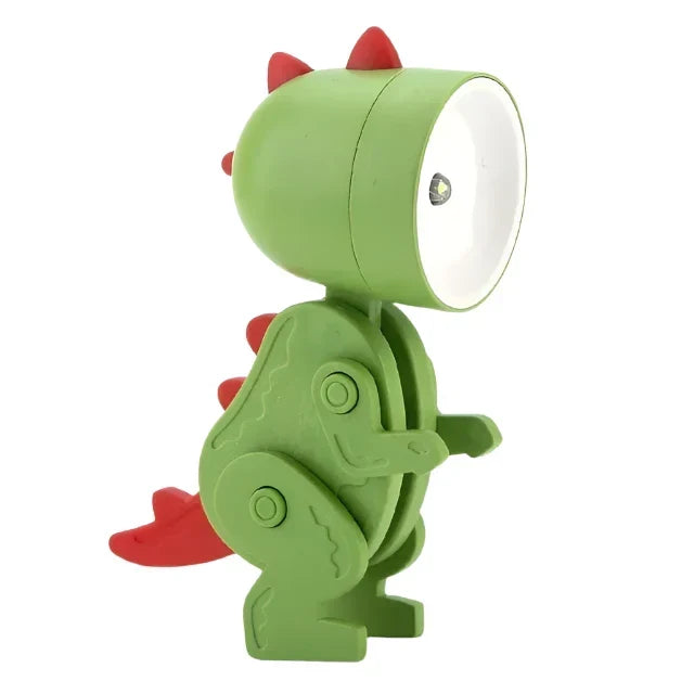 Niedliche Dinosaurier LED Tischlampen einstellbare Tierfiguren Nachtlichter für Kinder