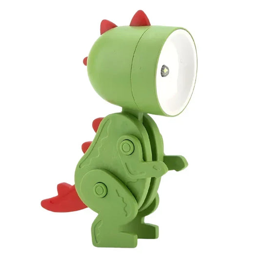 Niedliche Dinosaurier LED Tischlampen einstellbare Tierfiguren Nachtlichter für Kinder