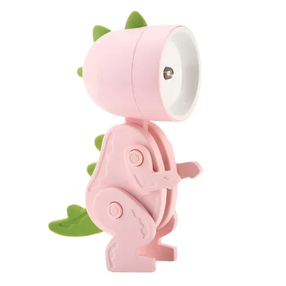 Niedliche Dinosaurier LED Tischlampen einstellbare Tierfiguren Nachtlichter für Kinder