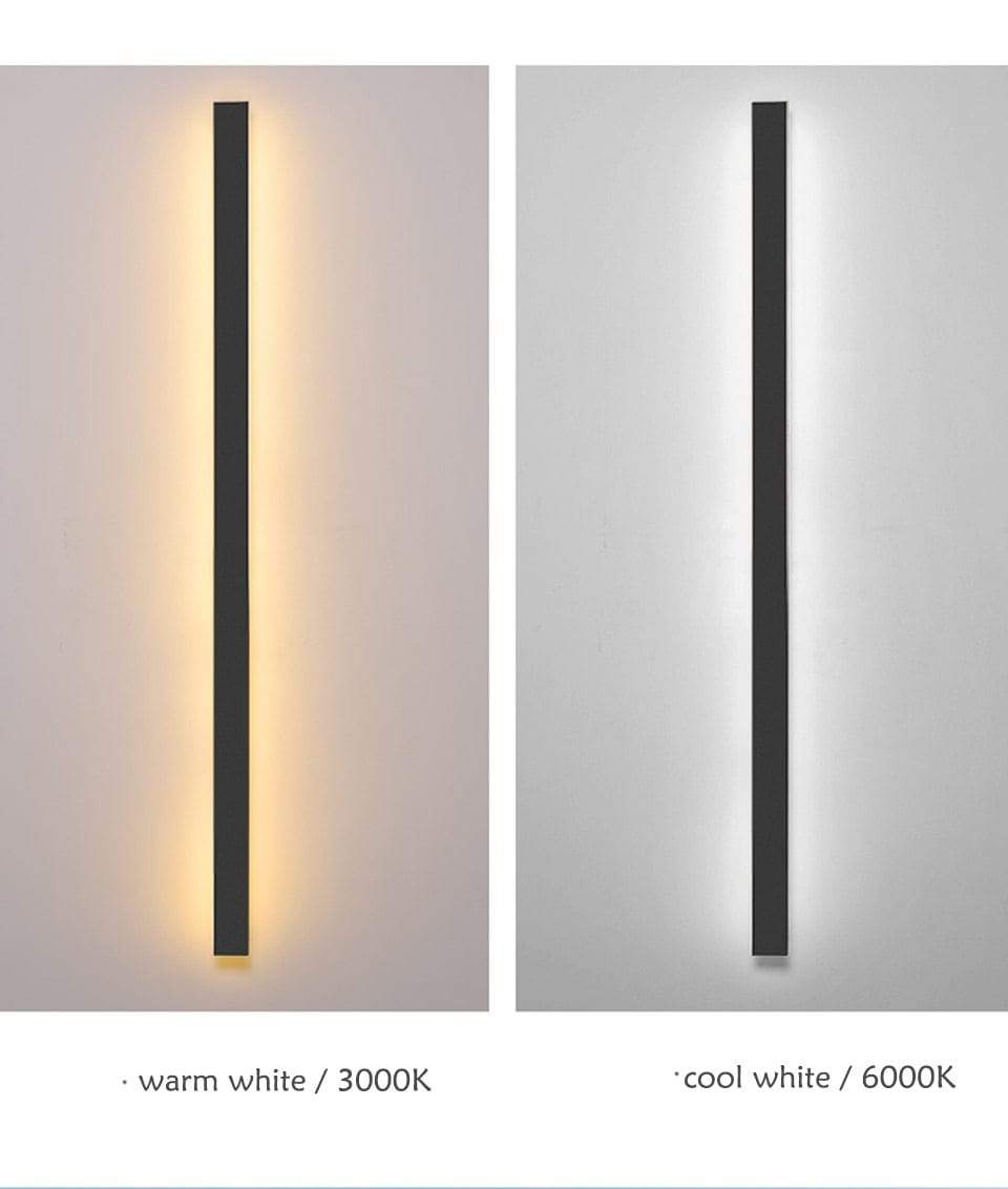 LED Außenlange Wandlampe Heim Zeile