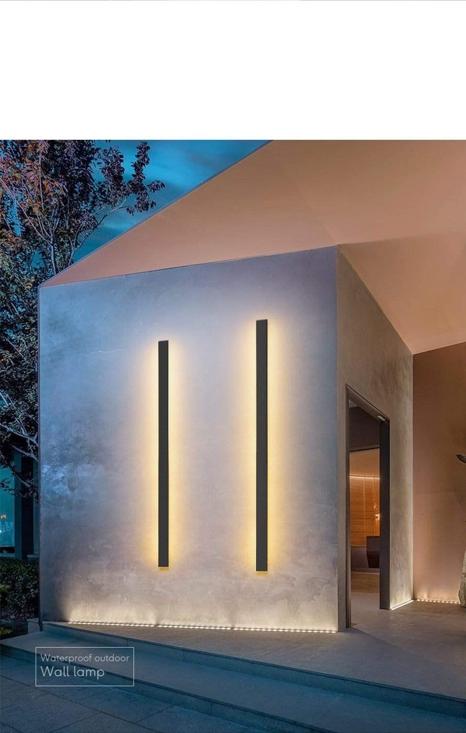 LED Außenlange Wandlampe Heim Zeile