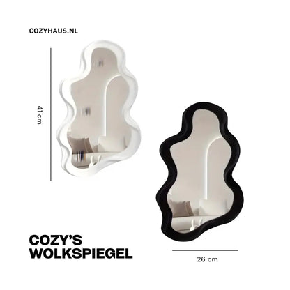 Heim Zeile | Nordic - Wolkenförmiger Spiegel