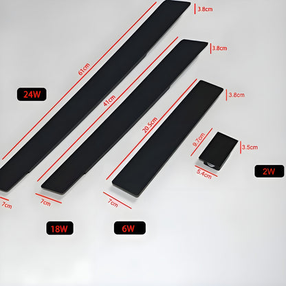 Licht - Moderne wetterfeste LED-Wandlampe aus Aluminium für den Außenbereich